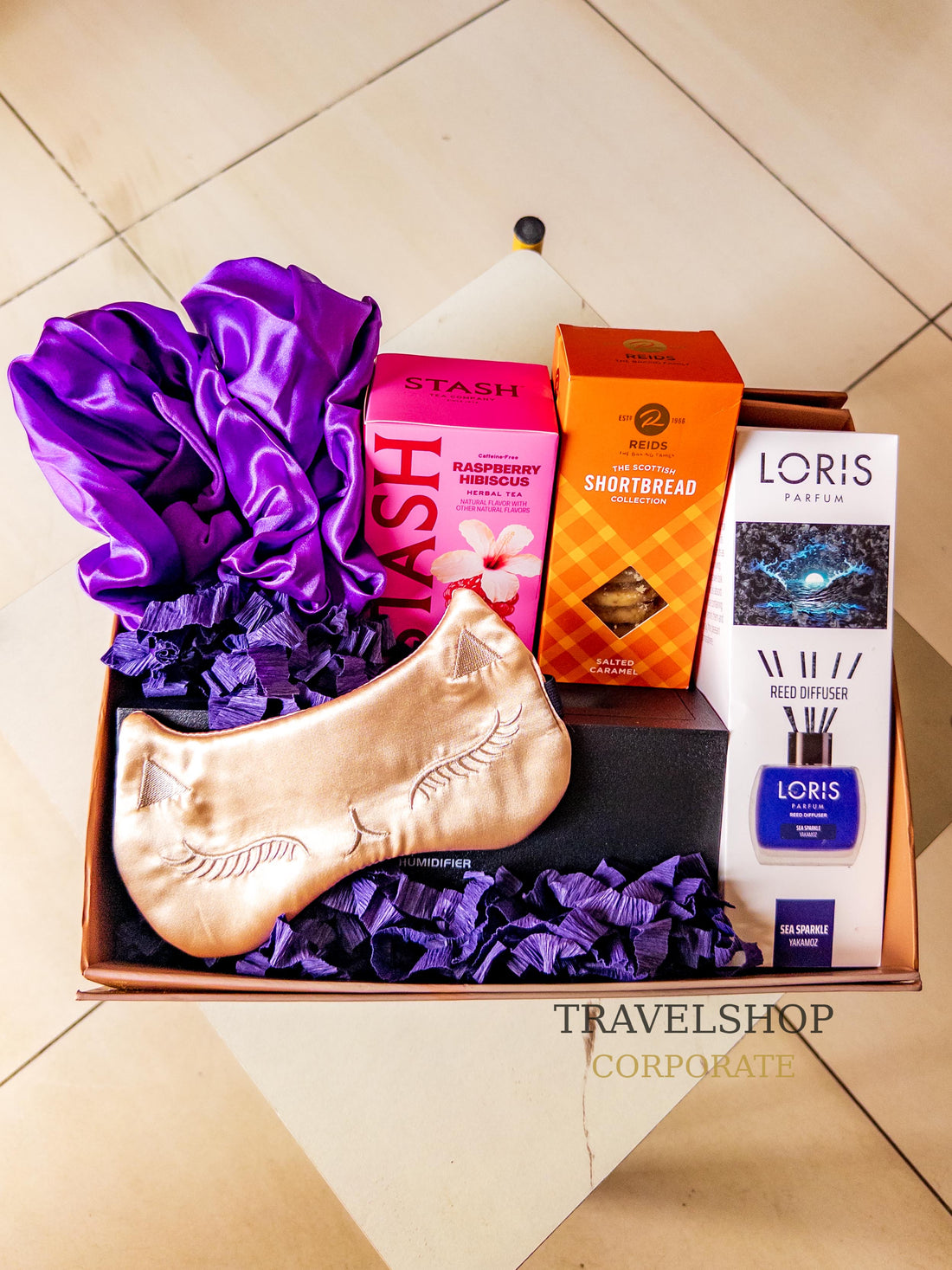 Evening In Gift Box | Flame Humidifier and Spa Set for Her