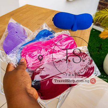 3D Contoured Eye Mask | Stretchy Band | Travel-Friendly for Long Eyelashes