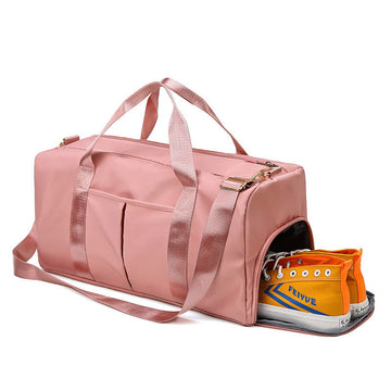 Lightweight Duffel Bag with Shoe Compartment