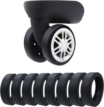 Luggage Wheel Protector x 8 | Carry-On Tyre Cover | Protect Your Wheels
