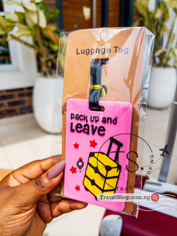 Pink & Peach Luggage Tags