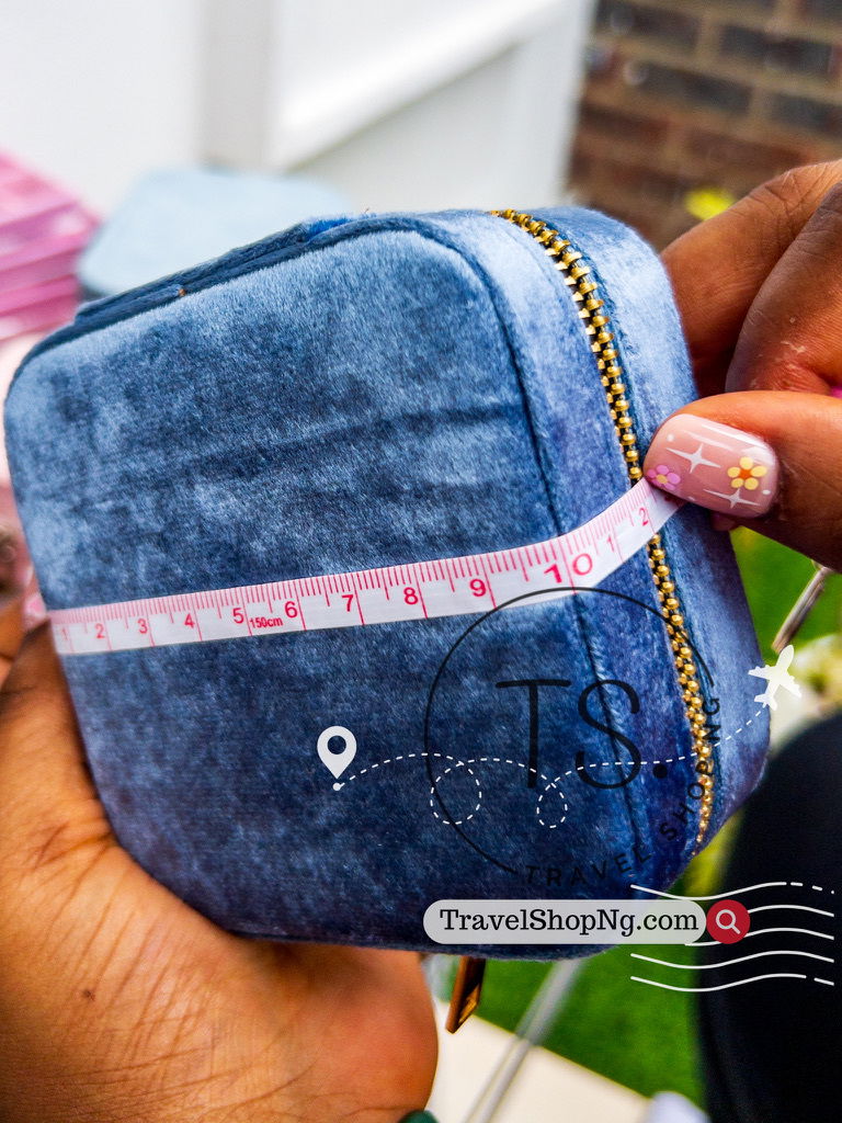 Travel Velvet Jewelry Box with Mirror | Compact and Stylish