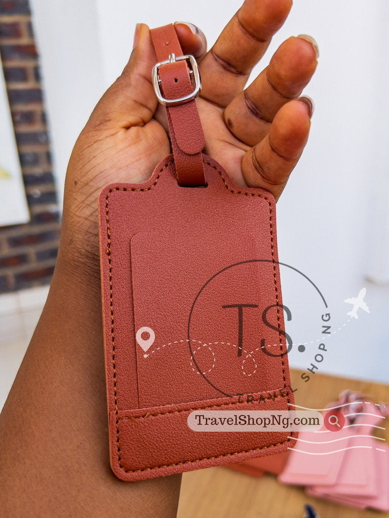PU Leather Luggage Tags for Classy Travelers and Corporate Gifts | Customisable