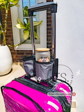 Carry-On Caddy with Bottle Holder | Ticket & Card Compartment