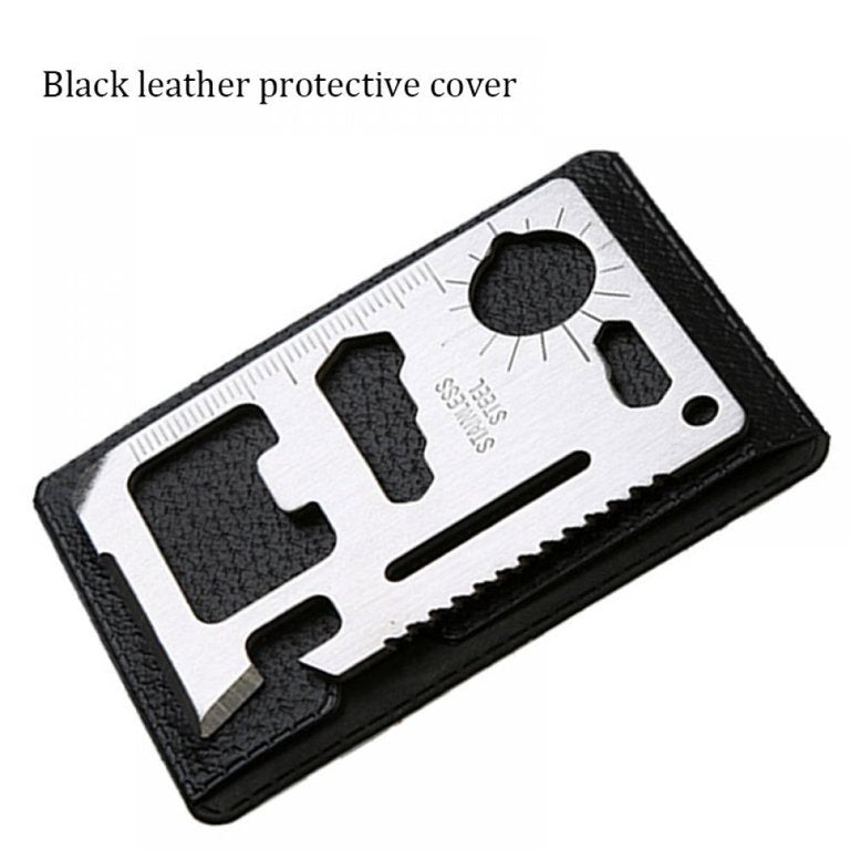 Stainless Steel Multi-Tool with Card Case: Pocket-Sized Power