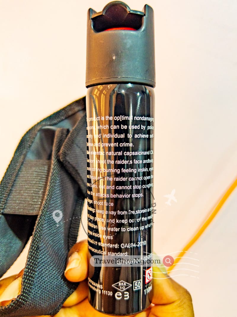 Police Brand Pepper Spray | 110ml Self-Defense Tool