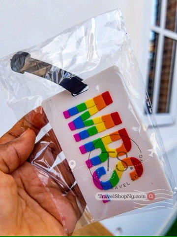 White & Black Luggage Tags