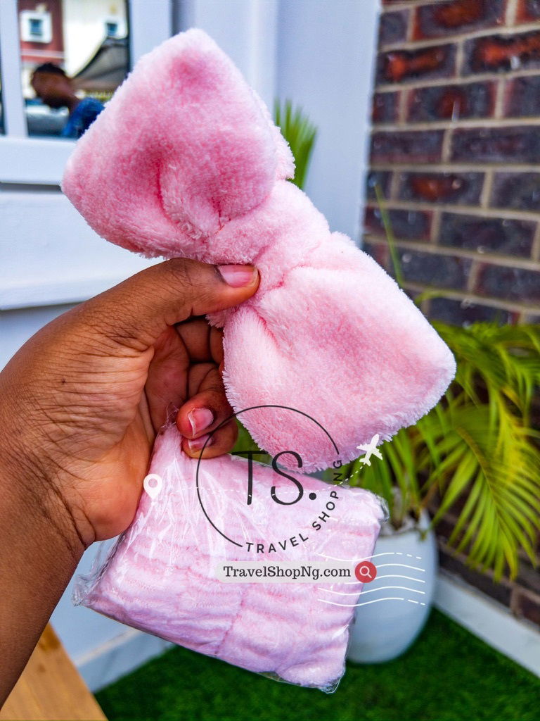 Spa Headbands with Matching Cuffs for Travel and Self-Care