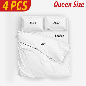 Slike Disposable Bedsheet & Duvet Cover Set 210x230cm with 2 Pillowcases