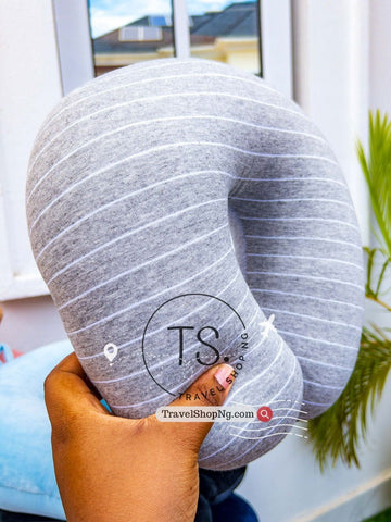 Travel Pillow with Microbeads | Stylish & Comfortable