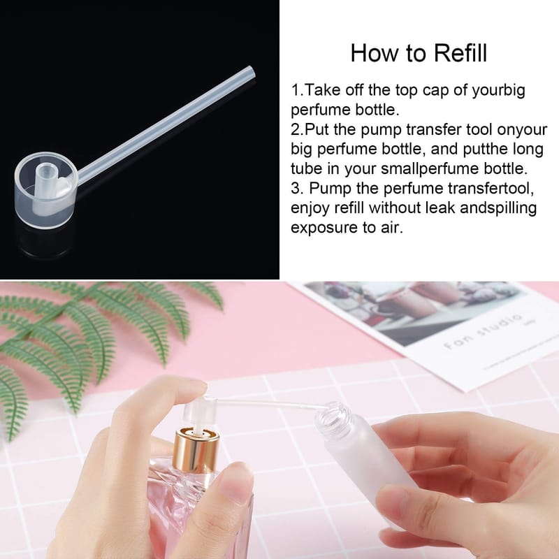 Perfume Atomiser Accessories: Dropper & 5ml Decanting Syringe