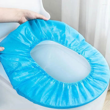 Disposable Toilet Seat Cover - Hygienic Waterproof with Elastic Band