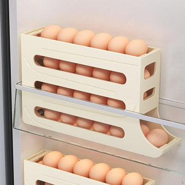 Rolling Egg Stand for Raw Eggs - Safe and Convenient Holder
