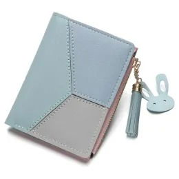 Coin Purse with Zipper and Tassels - PU Leather Travel Companion