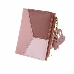 Coin Purse with Zipper and Tassels - PU Leather Travel Companion
