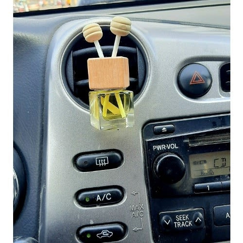 Car Diffuser - Refillable Reed Diffuser Style Container with Vent Clip