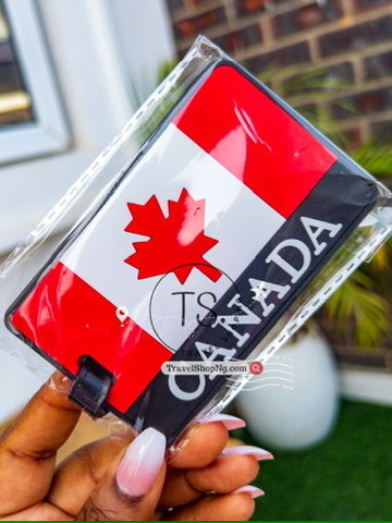 Orange & Red Luggage Tags