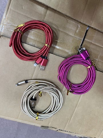 Fast 3-Meter Long Charging Cable for iPhone | USB, Multiple Colors