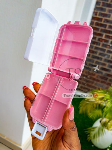 Clip to Close 8-Day Pill Organizer | Secure Medication Storage