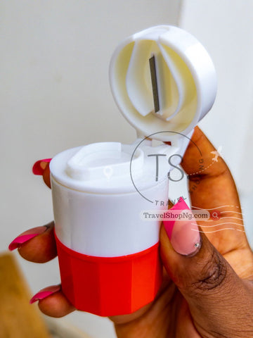 3-in-1 Pill Cutter, Grinder & Storage Container | Detachable Layers