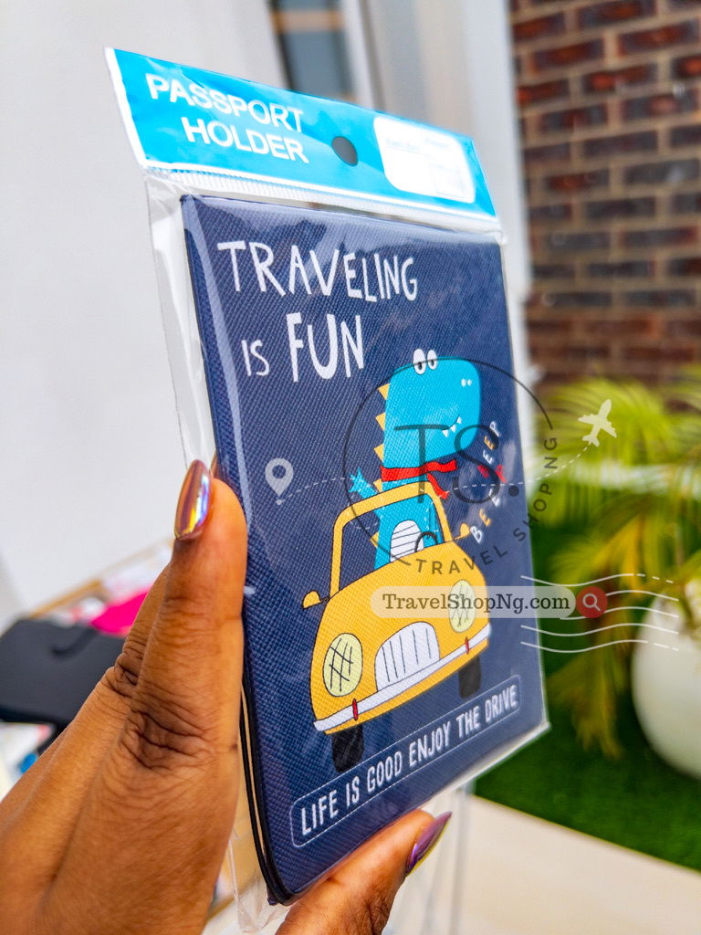 Dinosaur Themed Passport Covers | With & Without Elastic Bands