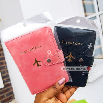 "Passport" Inscribed Covers | RFID Blocking & Unique Patterns