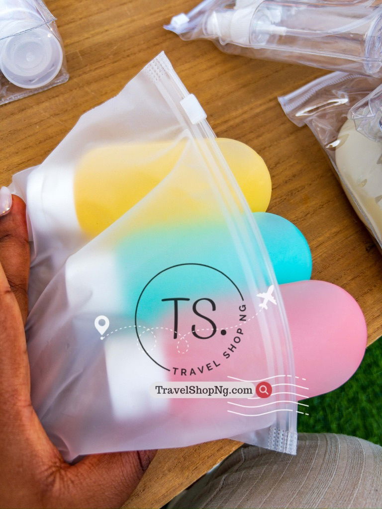 3pc TSA Approved Travel Containers Set | Leak-Proof & Durable
