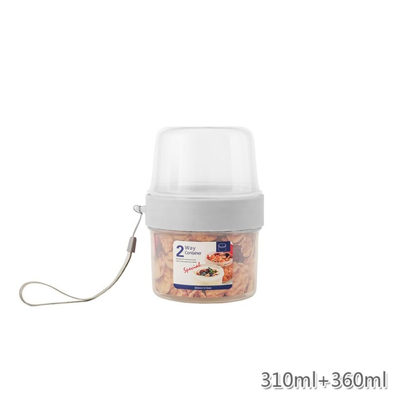 Seal Lock 2 Way Container | Perfect for Salads & Parfaits