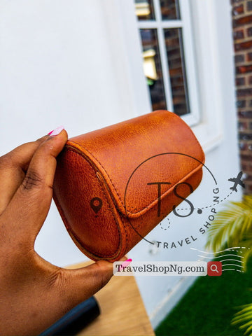 Leather Watch Storage Carry-On Case | 2 & 3 Compartments