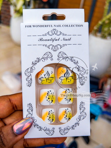 Reusable Press-On Nails with Glue - Salon-Quality Manicure in Minutes