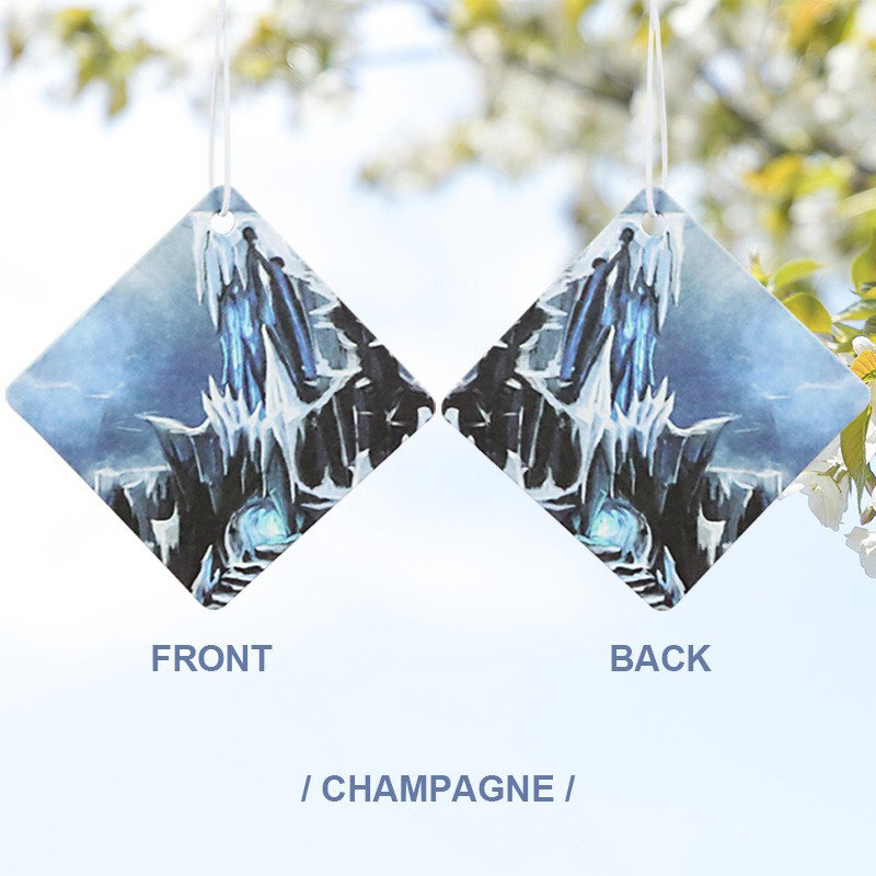 Essential Oil Car Aromatherapy Hanging Card Air Freshener