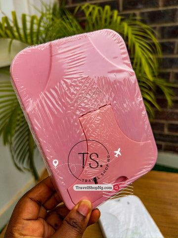 LED-Lit Travel Mirror with USB - Portable Makeup Mirror