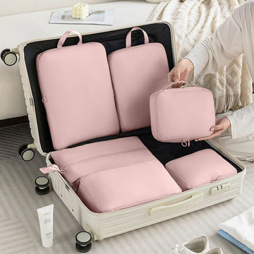 Compression Packing Cubes for Luggage Space Saving