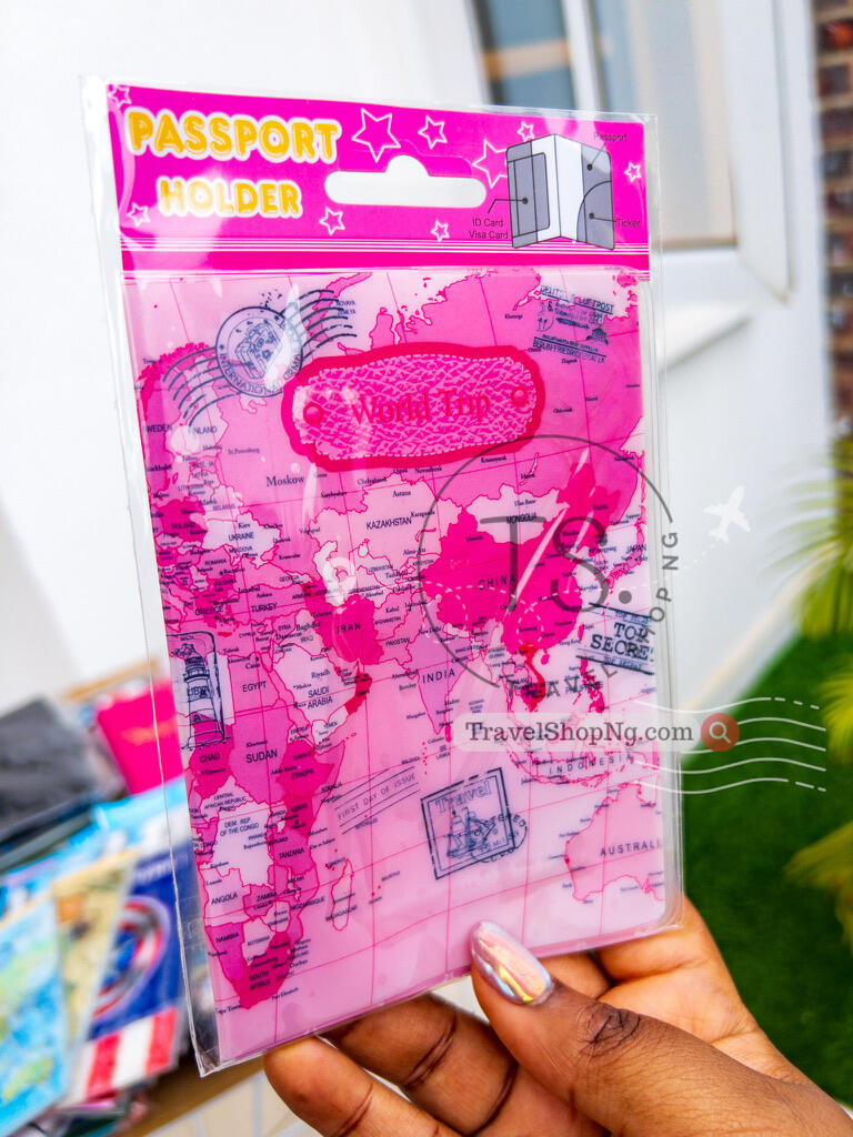 "World Trip" Passport Cover | Stylish Color Themes Available