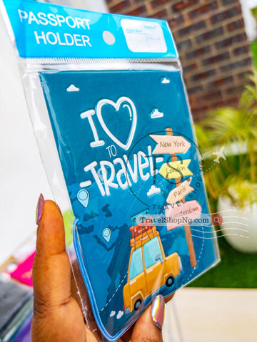 "I Heart To Travel" Passport Covers | Unique Designs