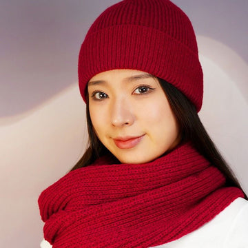 Imitation Cashmere Winter Knitted Scarf