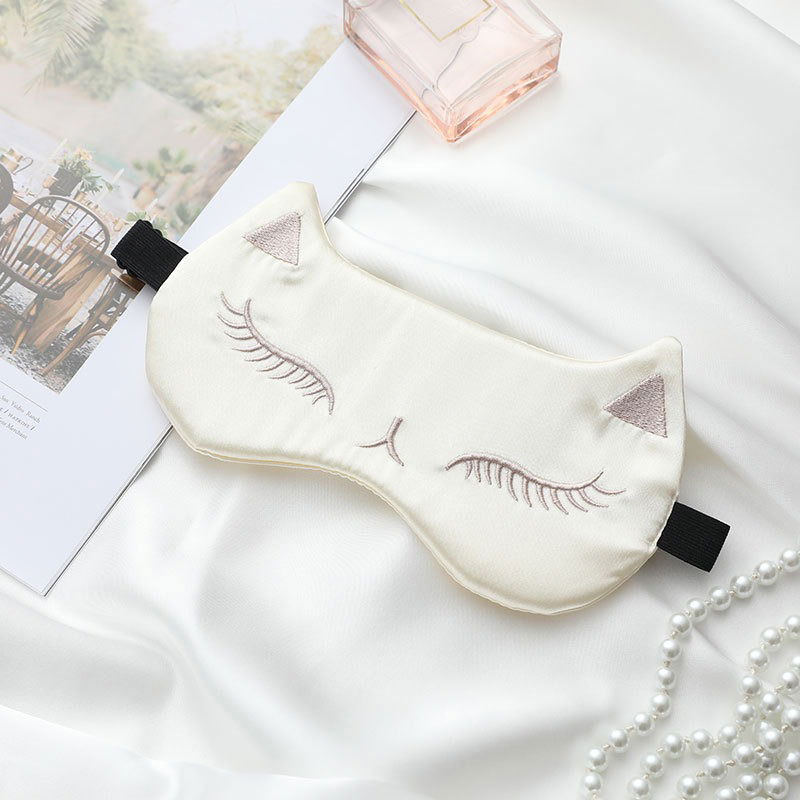 Kitten Style Satin Eye Masks | Comfortable Sleep Accessory