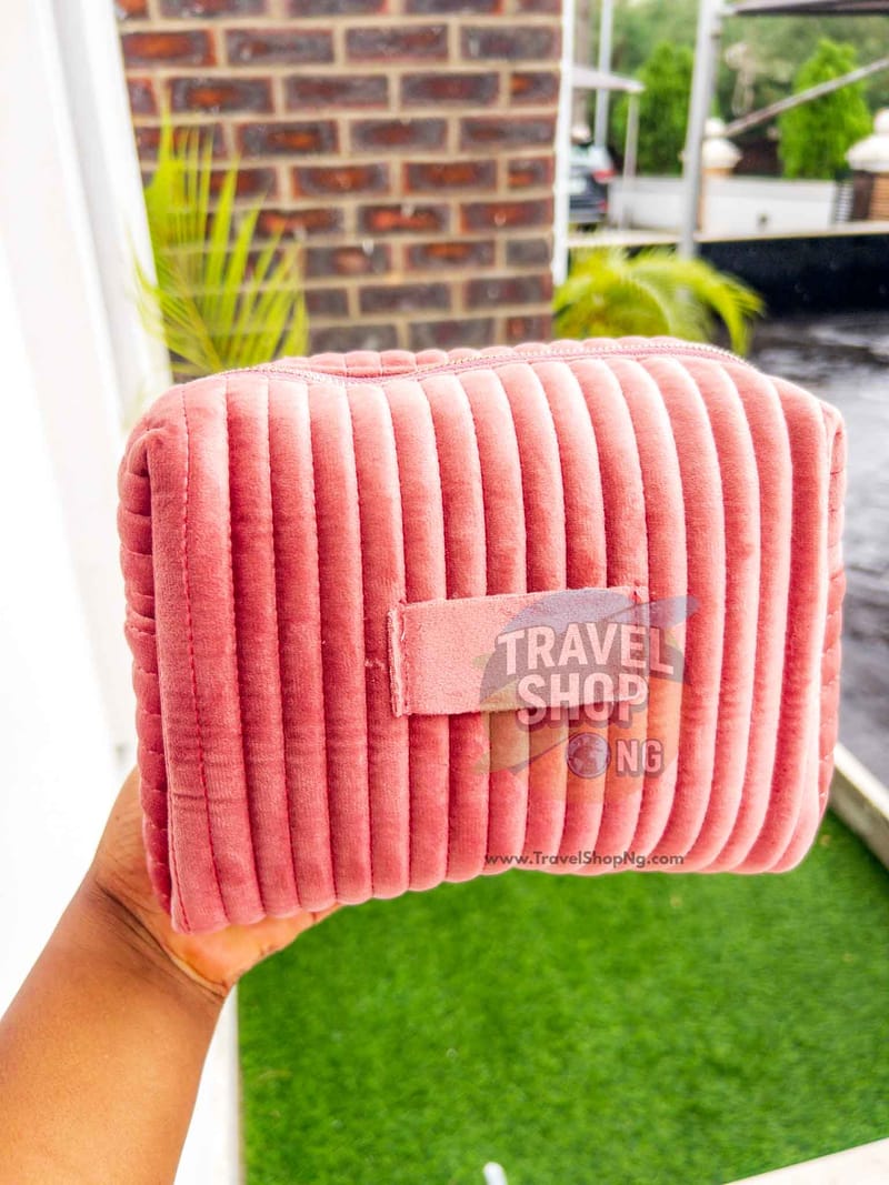 Velvet Makeup Bag | Plain Design for Customization