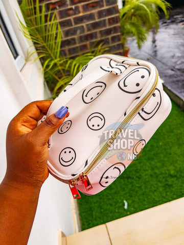 Smiley Face Makeup Bag | Fun & Functional Design