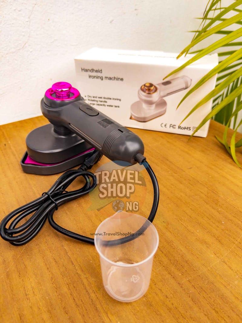 Handheld Wet and Dry Travel Iron | Lightweight & Compact