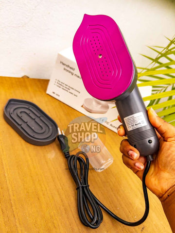 Handheld Wet and Dry Travel Iron | Lightweight & Compact