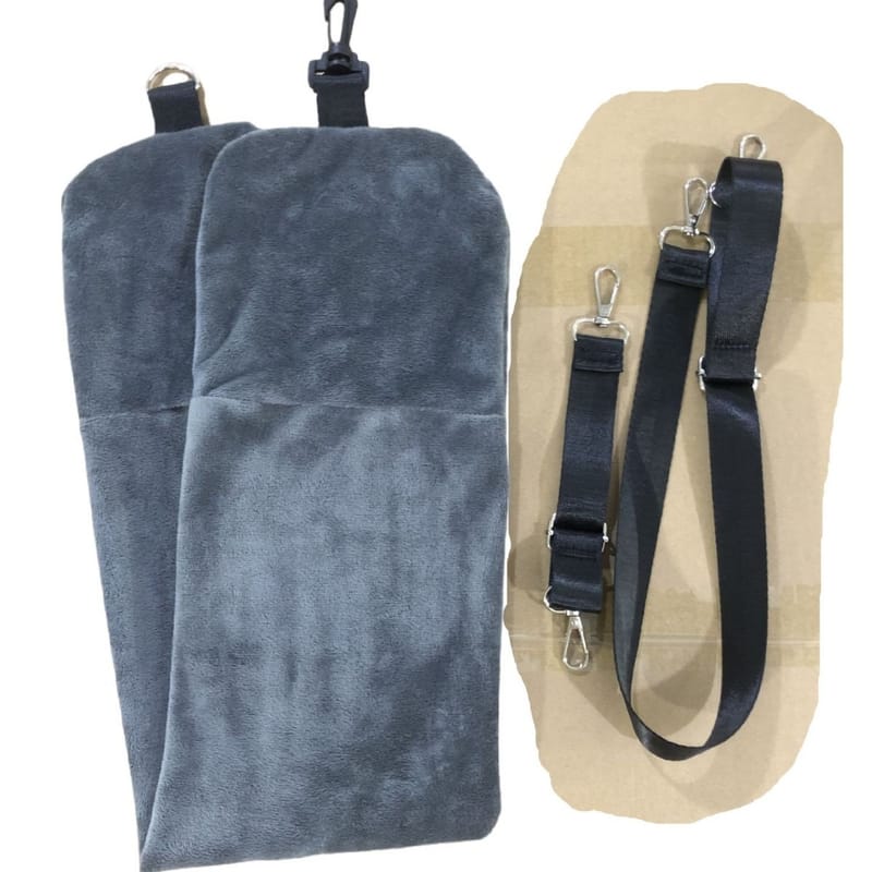 Stuffable Travel Pillow | Velvety Fabric & Storage