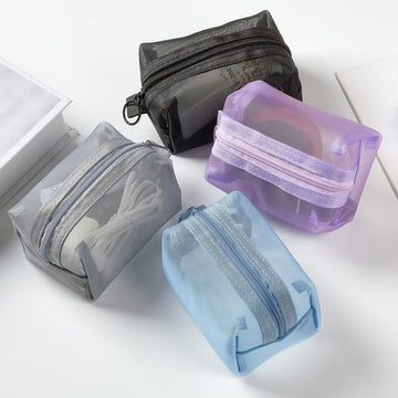 Mini Mesh Storage Bag | Organize Small Items (7x5x11cm)