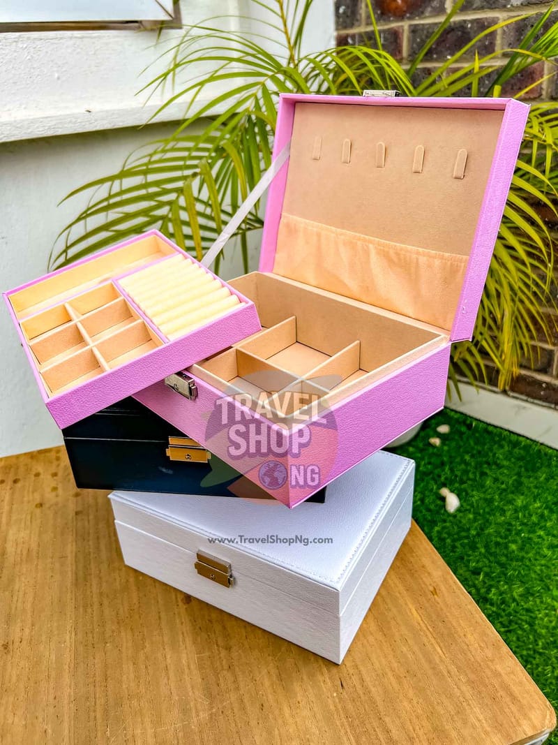 Large 2-Step Jewelry Organizer | Elegant Storage Solution