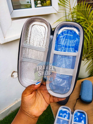 Insulated Travel Pouch for Insulin & GLP Injections (Ozempic, Wegovy, Mounjaro) + Ice Pack