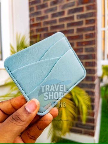 PU Leather Card Holder for 3 Cards Slim Design