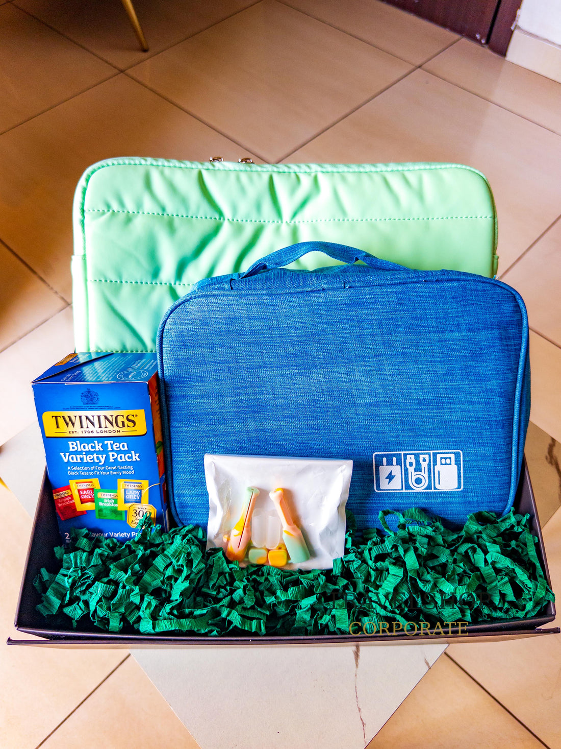 Desk Reset Gift Box | Laptop Sleeve and Tech Tidy Set