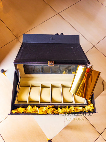 Watch Collector Gift Box for Him | 6-Watch Storage Box