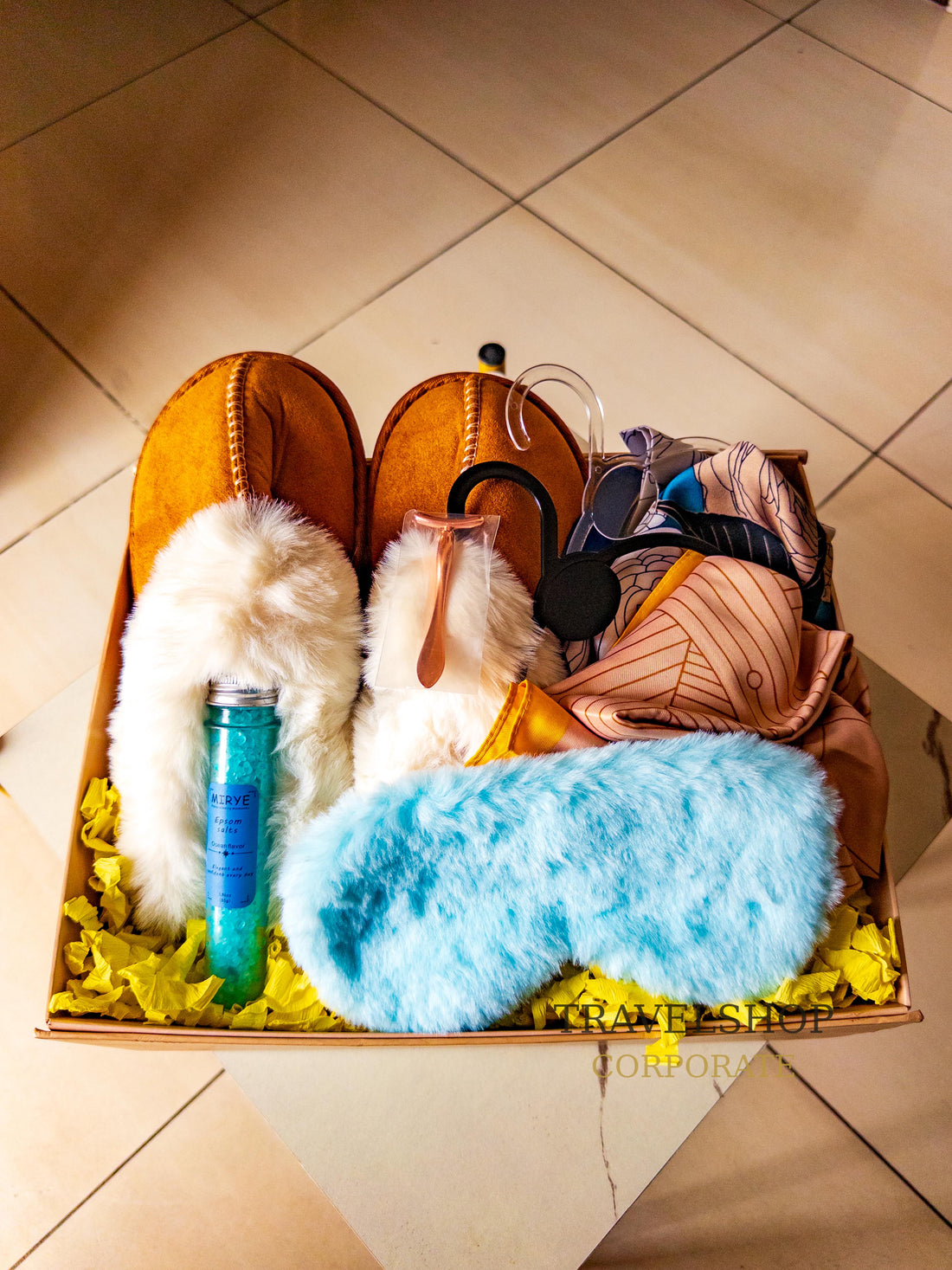 Cozy Night In Gift Box for Her | Slippers and Spa Set