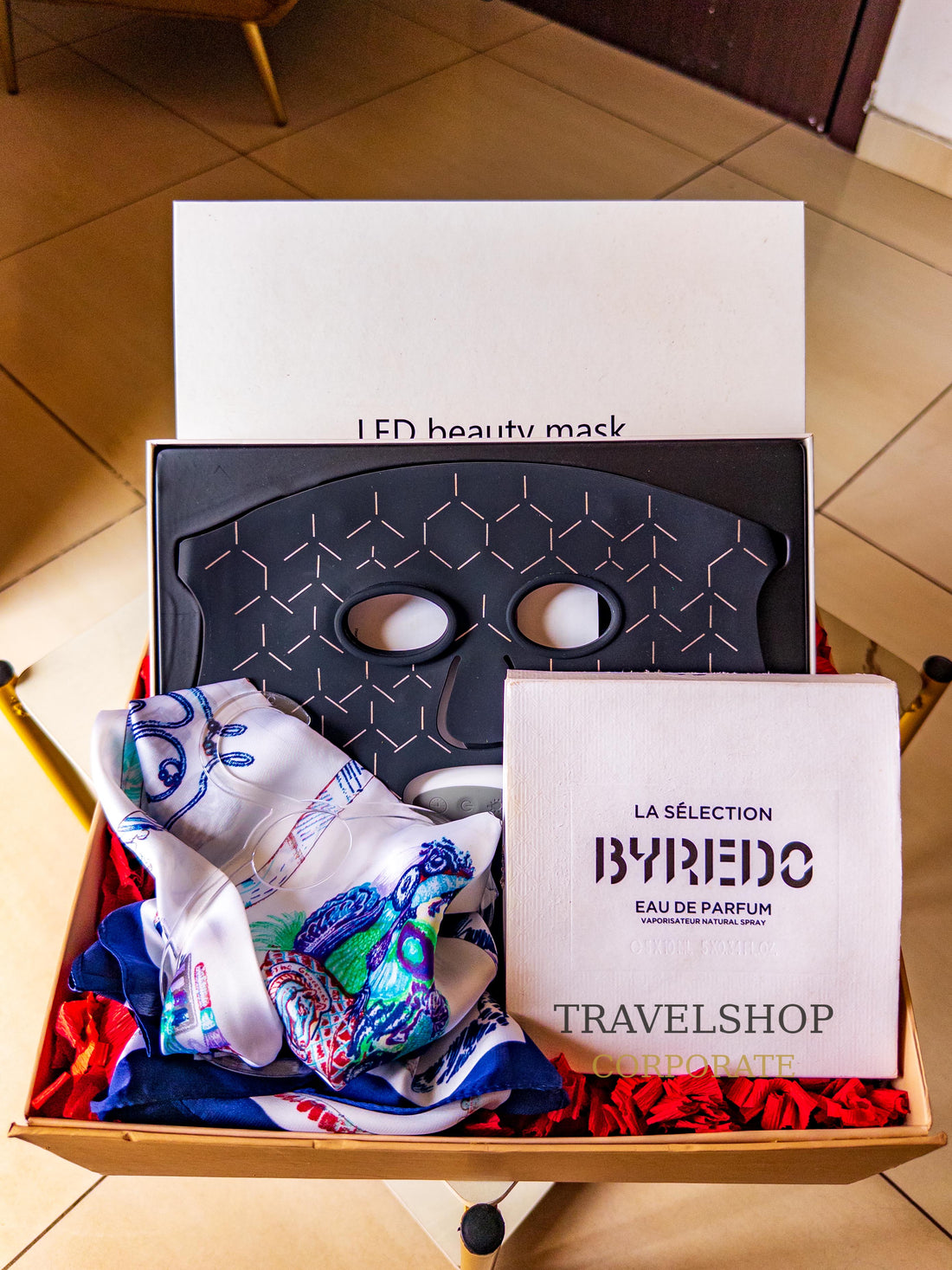 Glow Edit Gift Box | LED Face Mask and Byredo Set